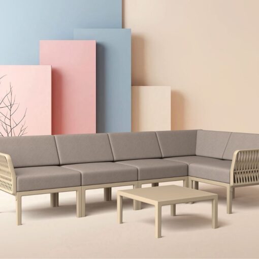 conjunto portofino lounge esquinero para exterior