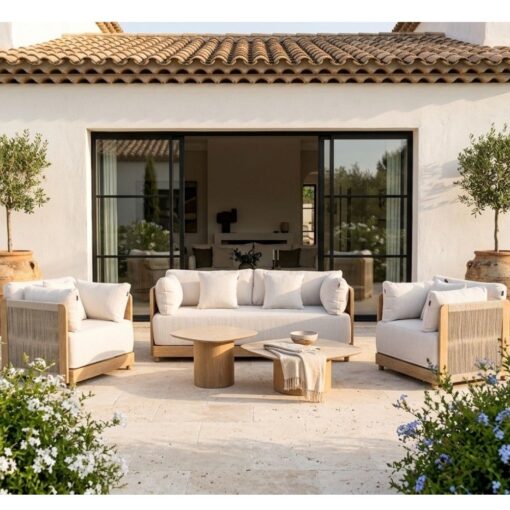 conjunto Rodas aluminio y cuerda para exterior e interior