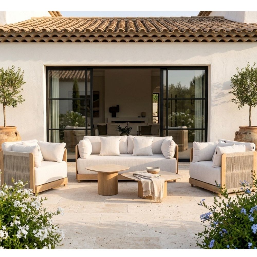 conjunto Rodas aluminio y cuerda para exterior e interior