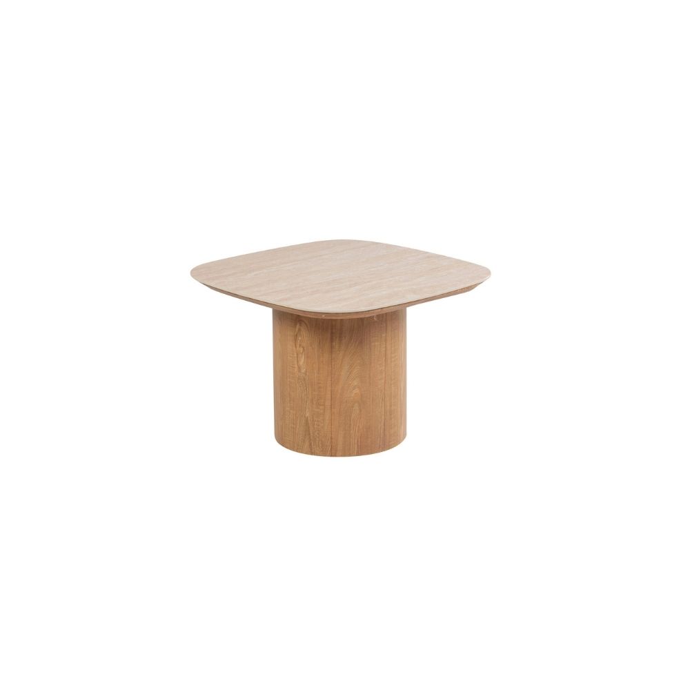 mesa centro rodas 60x60 aluminio piedra sinterizada exterior