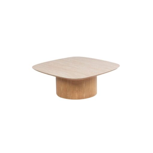 mesa centro rodas 80x80 aluminio piedra sinterizada exterior