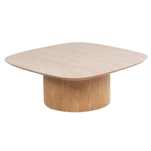 mesa centro rodas 80x80 aluminio piedra sinterizada exterior