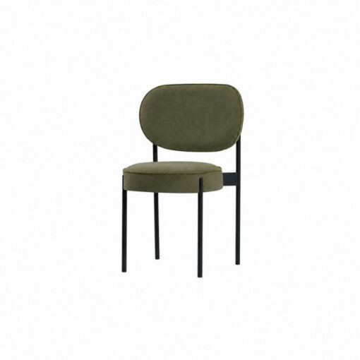 Silla Undredal 26 tapizada y estructura metálica personalizable para hostelería y proyectos de interiorismo