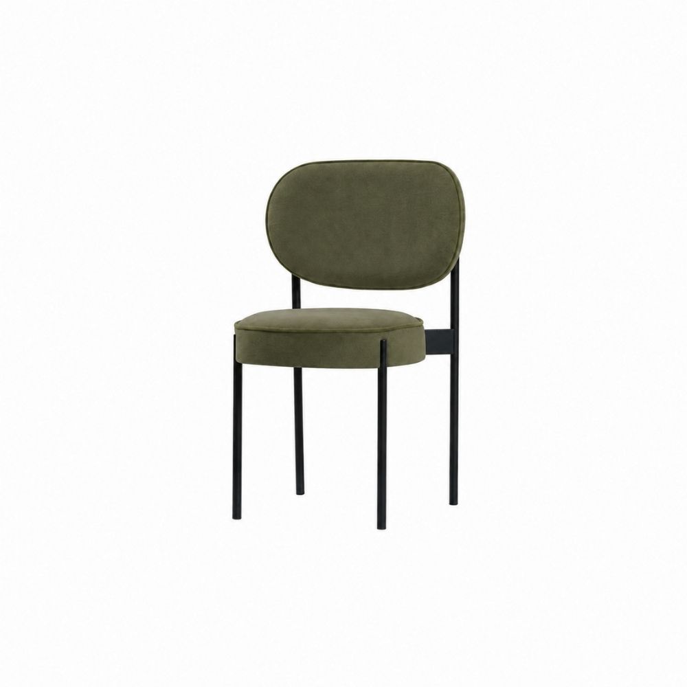 Silla Undredal 26 tapizada y estructura metálica personalizable para hostelería y proyectos de interiorismo
