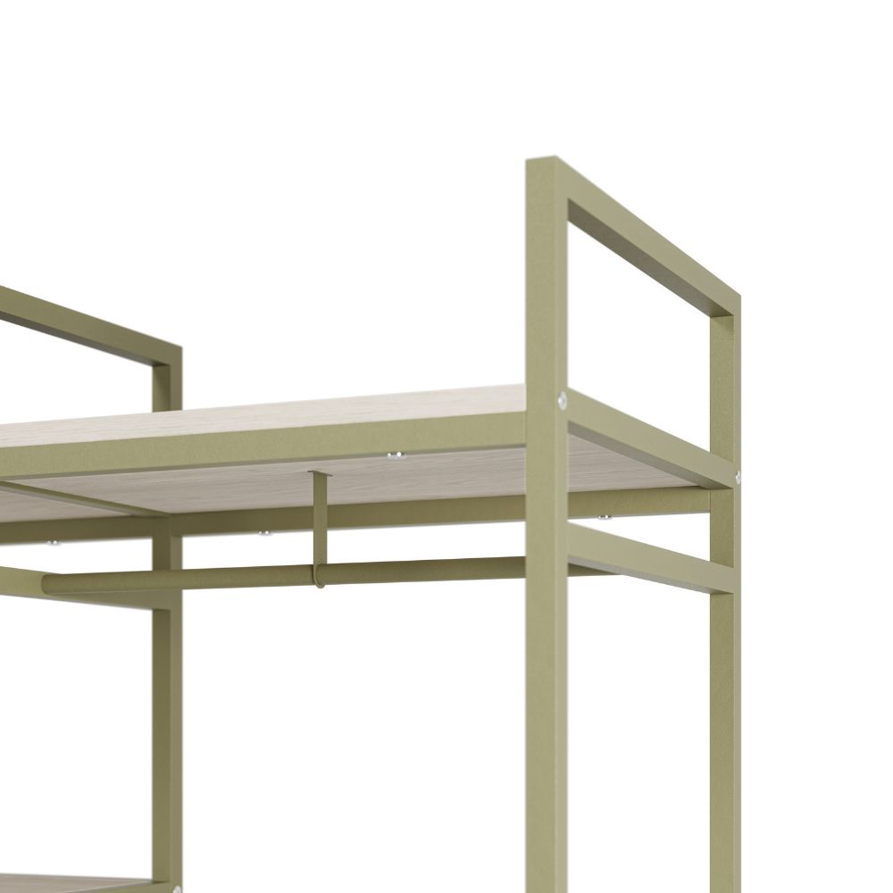 estantería vestidor abierto amara metal acero baldas de melamina para uso interior