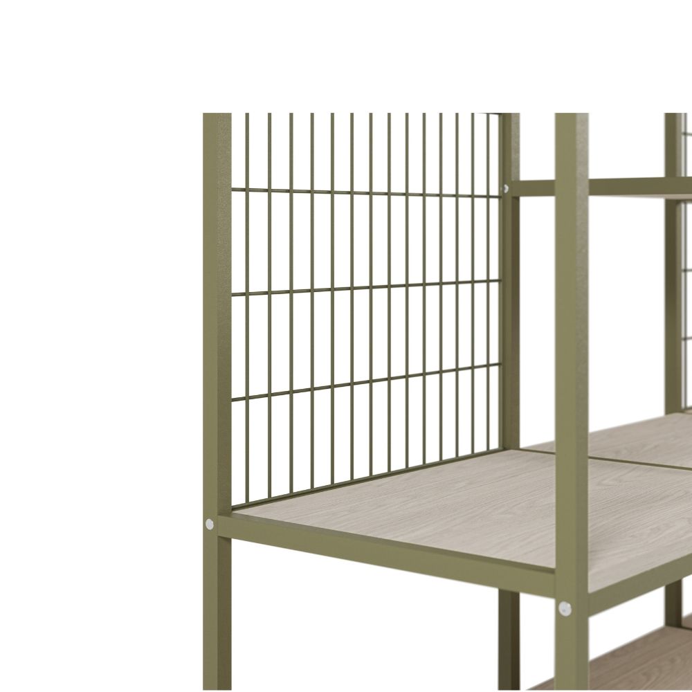 estantería vestidor abierto amara metal acero baldas de melamina para uso interior