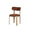 silla duna madera tapizada interior sin brazos