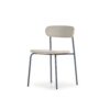 silla saula tapizada patas metal interior
